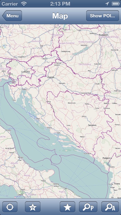 Croatia Offline Map - PLACE STARS