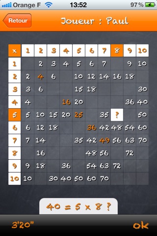 Reverse Multiplication Table screenshot 4