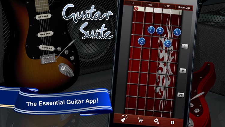 Guitar Suite - Metronome, Tuner, and Chords Library for Guitar, Bass, Ukulele