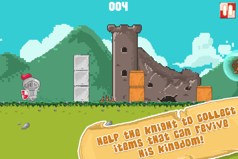 Pixel Knight - Flappy Retro Hero FREE screenshot 2