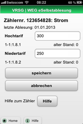 eSelbstablesung screenshot 3