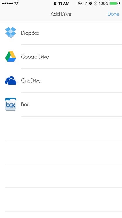 Cloud Music Player - for Dropbox, GoogleDrive, OnDrive, Box and Youtube