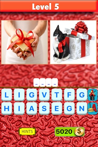 New 2 Pic Word Puzzle Adventure - Super Fun Christmas Quiz Game 2016 screenshot 4