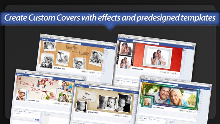 Photo Covers for Facebook: Timeline Editor