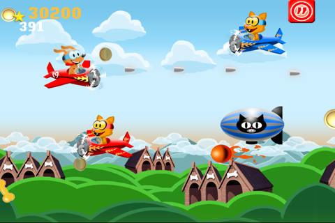 A Dog Race Vs. Ninja Temple Cats - Free Racing Game screenshot 2