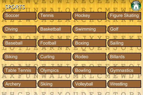 Word Search Sports screenshot 4