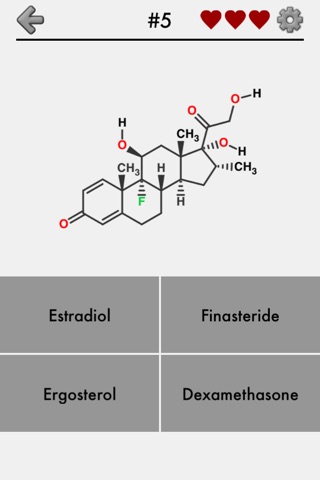 Steroids - Chemical Formulas screenshot 3