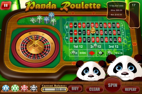 Wild Panda Casino Shooter Pro Best Roulette Pop Luck Game Vegas screenshot 4