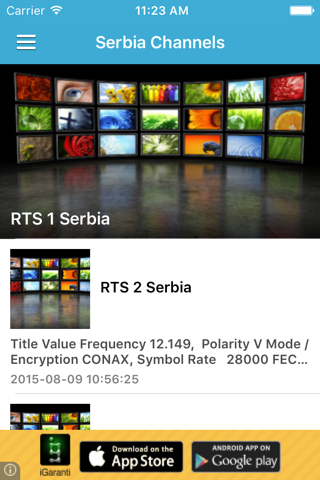 Serbia TV Channels Sat Info screenshot 2
