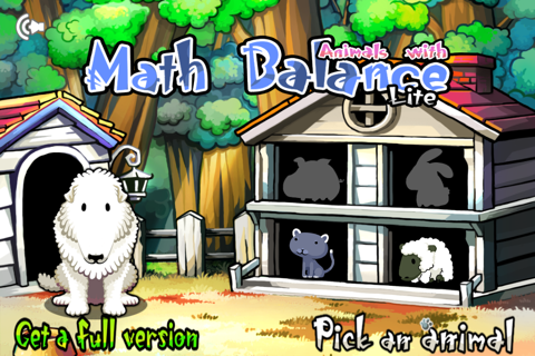 Animals Math Balance for Kids HD Lite screenshot 3
