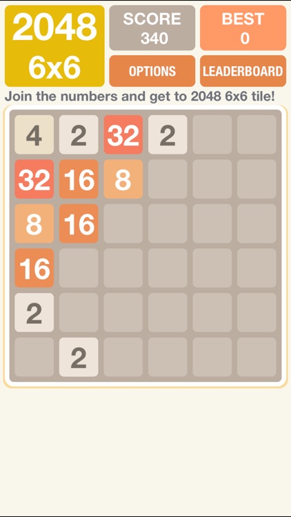 2048 6x6 - New Version