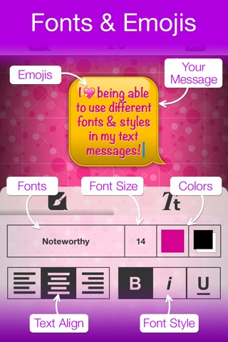Message Styler - Color messages for iMessage and MMS + Emoji screenshot 2