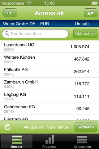 ERP Umsatz screenshot 3