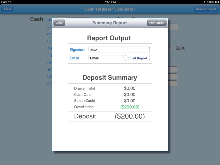 Cash Register Calculator