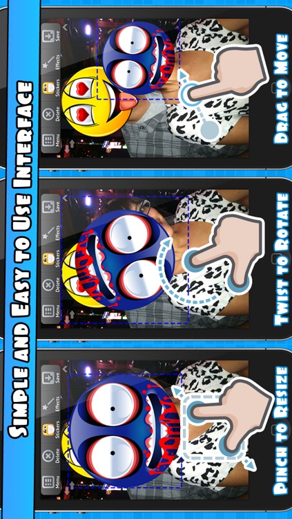 Emoticon Photo Booth - A Funny Pictures Editor with Emoji and Cartoon Stickers screenshot-3