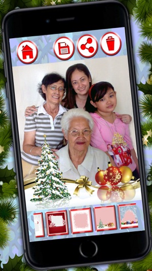 Christmas frames – Create customized xmas greetings to wish (圖4)-速報App