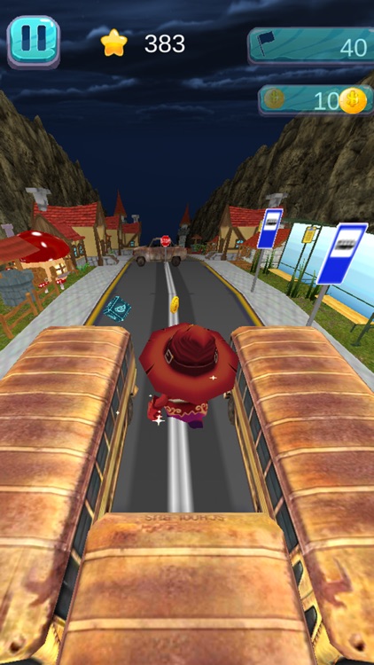 Cartoon street runner 3D