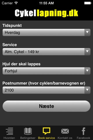 Cykellapning.dk screenshot 2