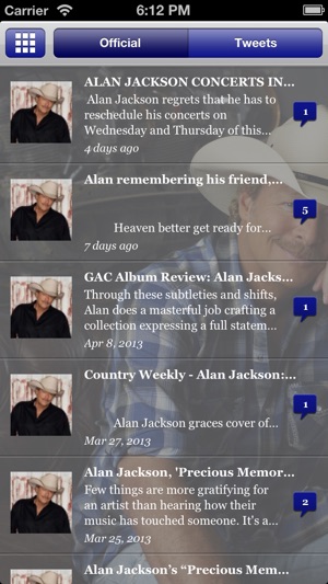 Official Alan Jackson App(圖3)-速報App