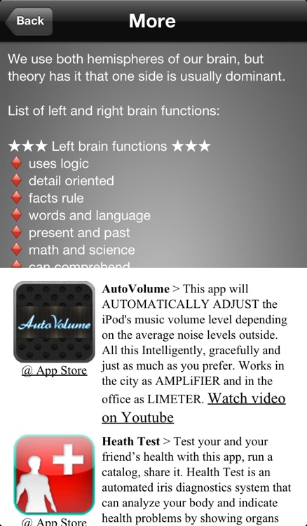 Brain Test ~ I'm Left or Right brained? ~ A brain side hemisphere dominance quiz screenshot-4