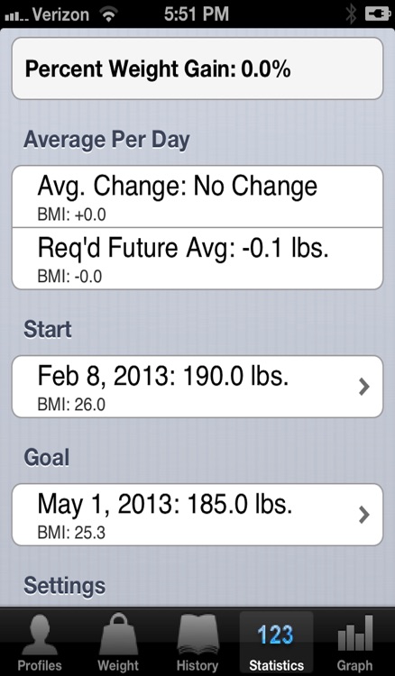 Track Your Weight Lite screenshot-3