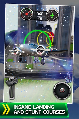 Flight Pilot Parking Simulator - 3D Christmas Plane Flying & Driving Racing Sim! screenshot 2