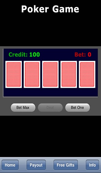 Free Poker Game 2.3 IOS -