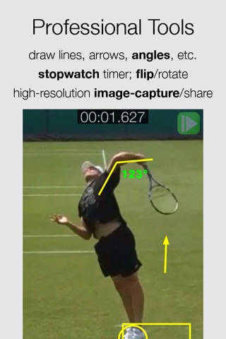 CMV+ Slo-mo Video Analysis with Stopwatch Splits-Timer, Frame-by-Frame & Rotate from CoachMyVideo screenshot 4