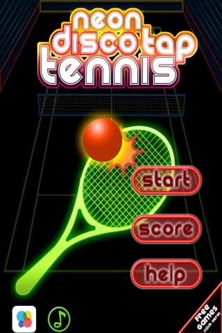 Neon Disco Tap Tennis PAID screenshot 2