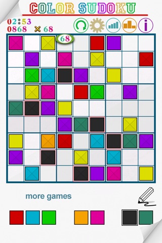 Color Sudoku Mint Pastel screenshot 2
