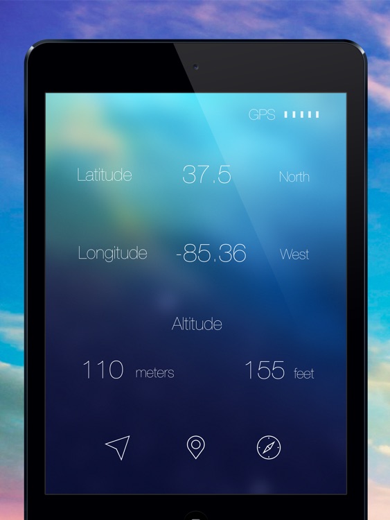 Coordinates - Your GPS Coordinates, Altitude, Compass