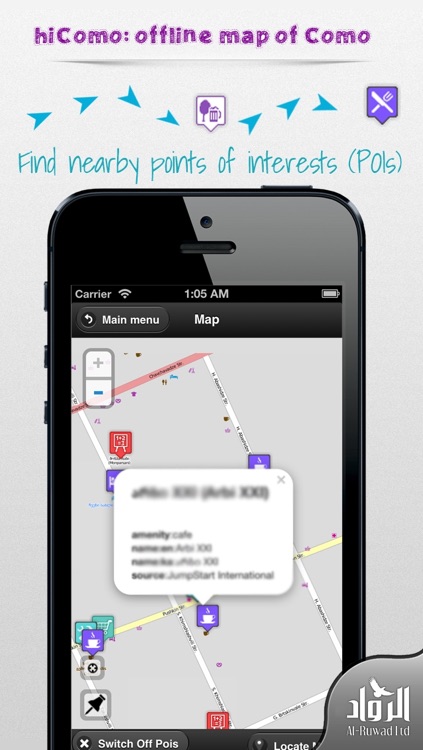 Como Offline Map from hiMaps:hiComo