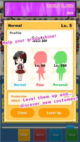 Game screenshot Infinite Idols ～Popular Clicker-style Free Casual Game～ apk