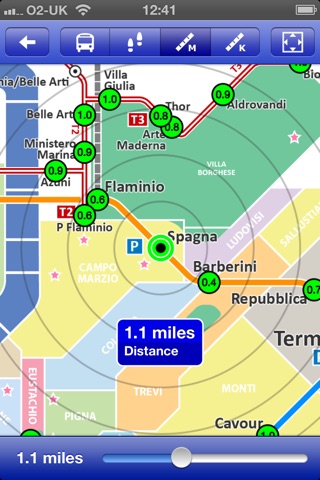 Rome Metro - Map and route planner by Zuti screenshot 2