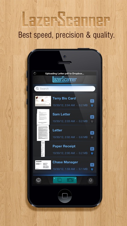 LazerScanner - Scan multiple doc to pdf and auto upload to Dropbox Free