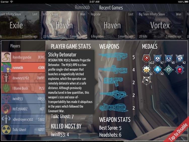 Spartan Stats HD screenshot-3