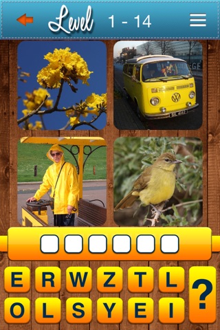 Guess The 1 Word - 4 Pics Puzzle Free Game screenshot 4