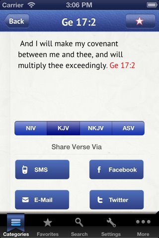 Bible Verses For Facebook,SMS & Twitter screenshot 2