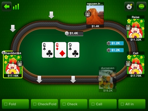 Đánh bài Online for iPad: chơi bài tien len, tlmn, poker, phom, lieng screenshot 3