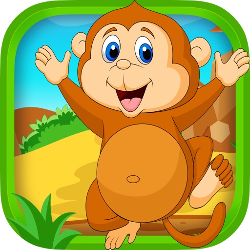 A Hungry Monkey - Sweet Banana Crunch n Flip Puzzle Game