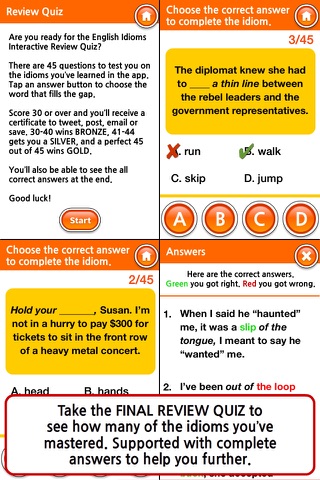 English Idioms Interactive screenshot 4