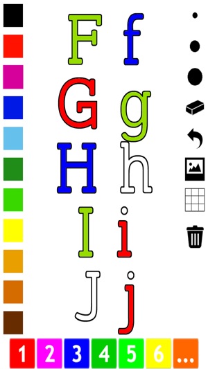 字母 圖畫書 ： 學習寫 在英語字母表(圖2)-速報App