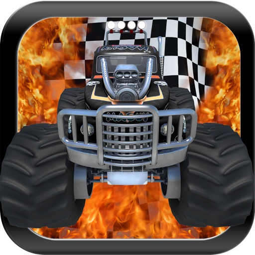 Monster Truck Hill Racing Game