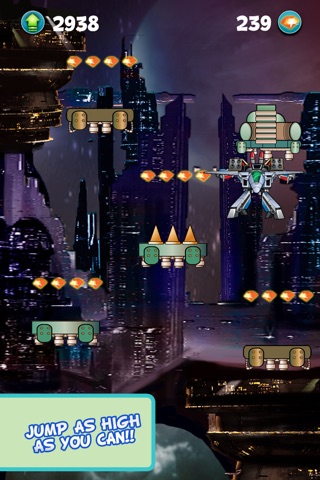 Robo Jump 2048-AD - Mega Aeon Mass & Flux Run Effect Flappy Game screenshot 4