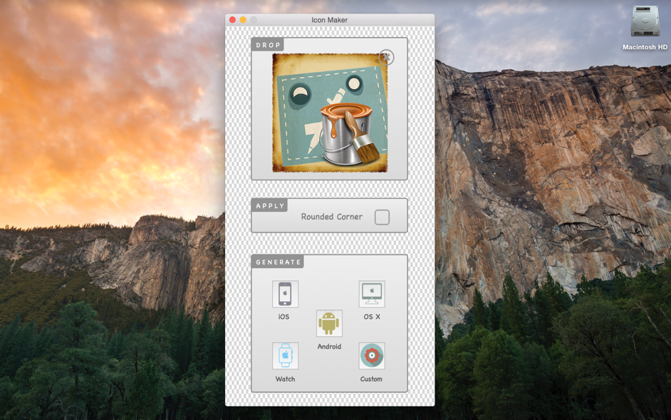 Icon Maker 1.5  Resize Apps icons and Asset Catalogs