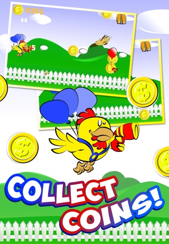 Flying Chicken Escape - Crazy Hen Hero screenshot 3