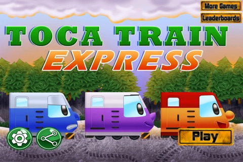 Railway Train Express- Extreme Turbo Downhill Racing Edition Free screenshot 4