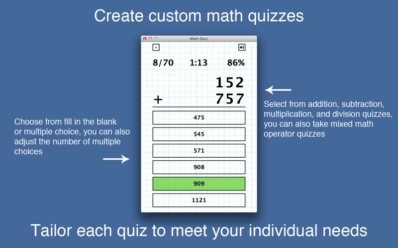 Math Quiz - An Interactive Math Quiz App thumbnail 1