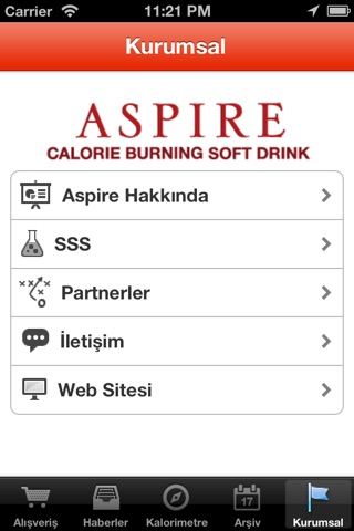 Aspire screenshot 3