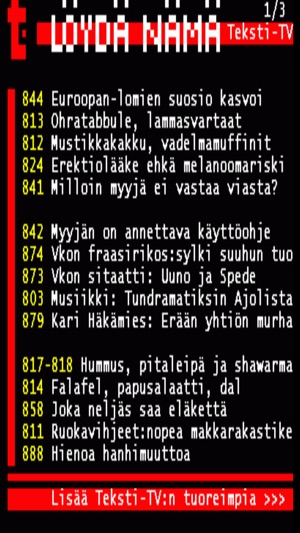 TekstiTV - ilmainen tekstitelevisio(圖2)-速報App